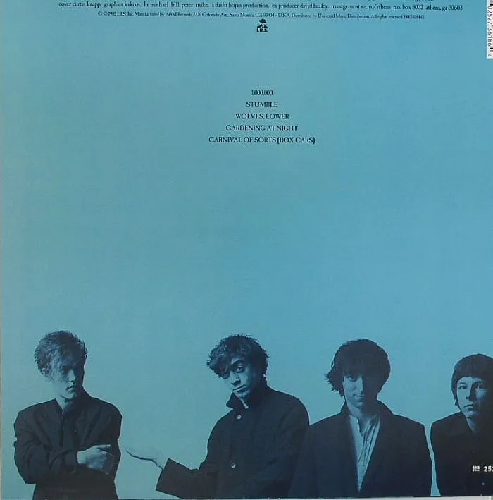Back cover — REM — Chronic Town