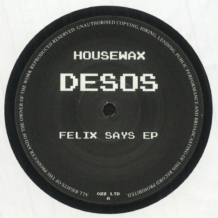 Front cover — DESOS — Felix Says EP
