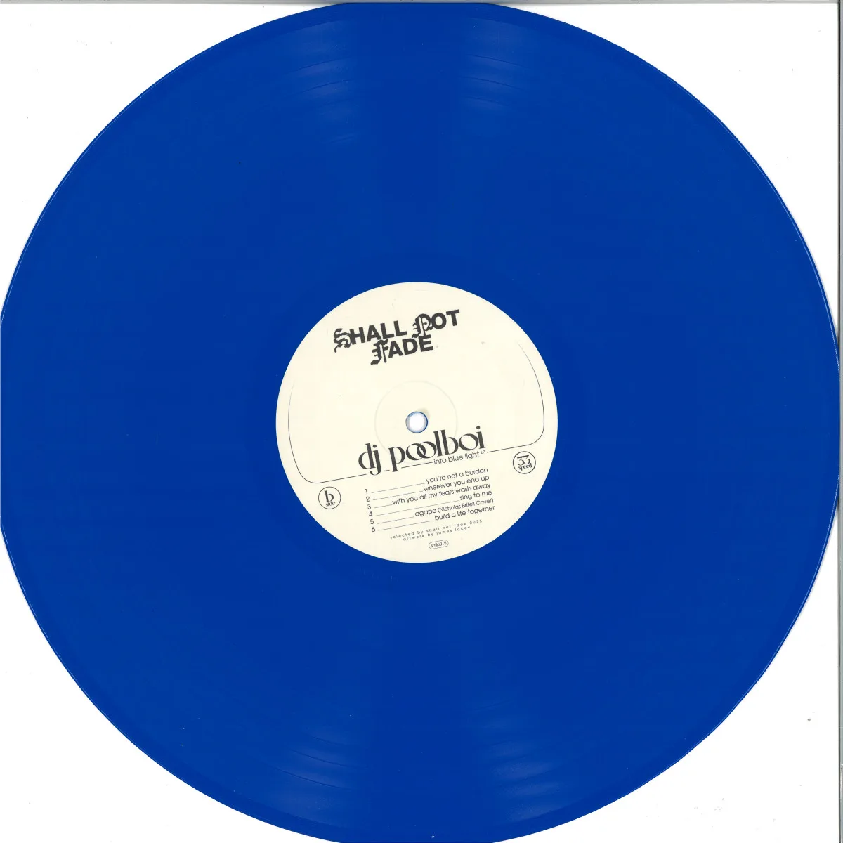 Front cover — Dj Poolboi — Into Blue Light LP