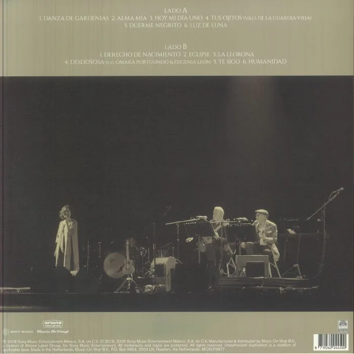 Обратная сторона обложки — Natalia LAFOURCADE — Musas Vol 2: Un Homenaje Al Folclore Latinoamericano En Manos De Los Macorinos (reissue)