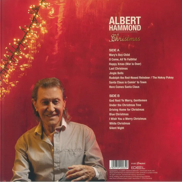 Обратная сторона обложки — Albert HAMMOND — Christmas