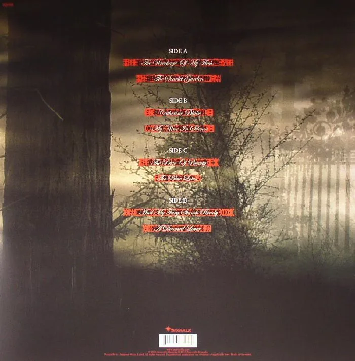 Обратная сторона обложки — MY DYING BRIDE — Songs Of Darkness Words Of Light