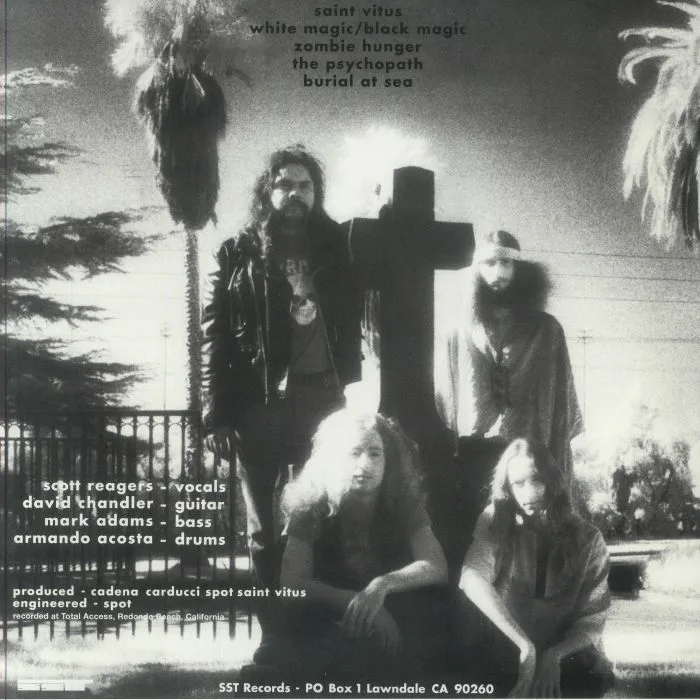 Обратная сторона обложки — SAINT VITUS — Saint Vitus (reissue)