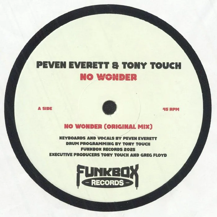 Лицевая сторона обложки — Peven EVERETT / TONY TOUCH — No Wonder