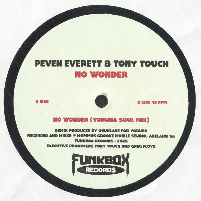 Обратная сторона обложки — Peven EVERETT / TONY TOUCH — No Wonder
