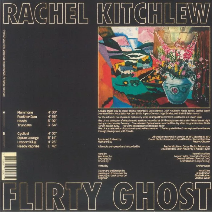 Обратная сторона обложки — Rachel KITCHLEW — Flirty Ghost (reissue)