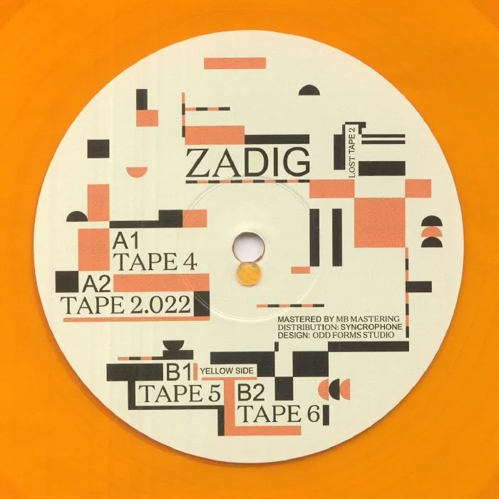 Front cover — ZADIG — Lost Tape 2 EP