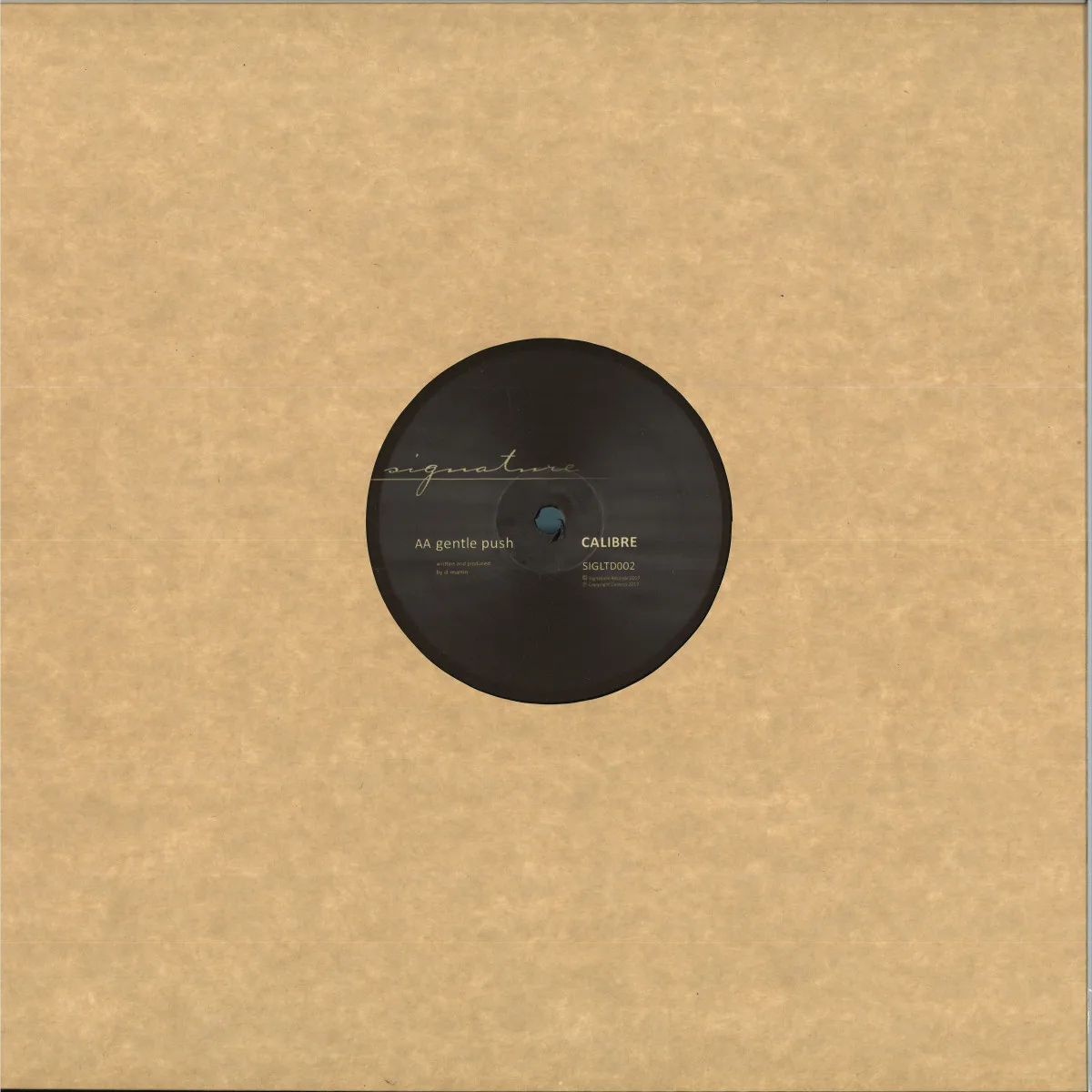 Back cover — Calibre — Lit / Gentle Push