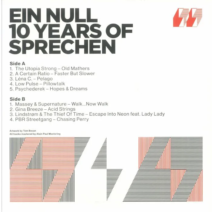 Back cover — VARIOUS — Ein Null: 10 Years Of Sprechen
