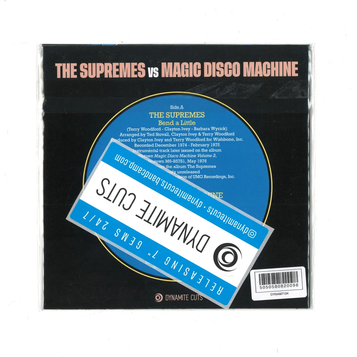 Обратная сторона обложки — The Supremes&Magic Disco Machine — Bend a little
