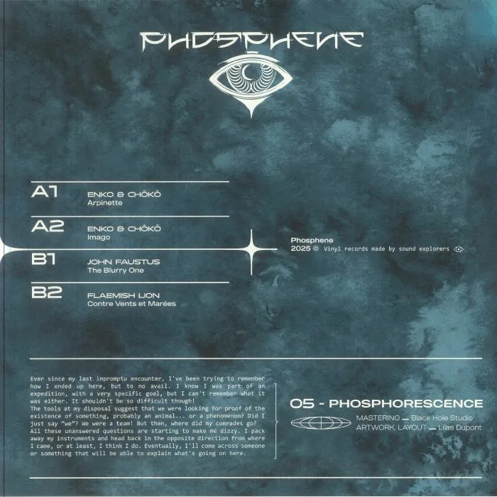 Back cover — ENKO / CHOKO / FLAEMISH LION / JOHN FAUSTUS — Phosphene 05
