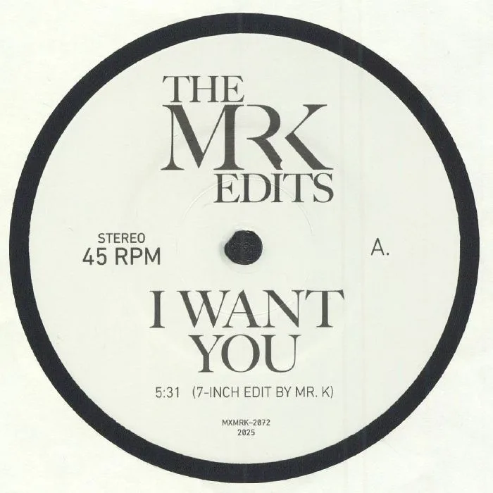 Front cover — The MR K EDITS — I Want You