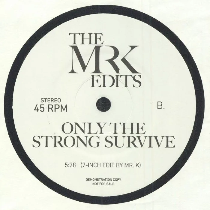 Back cover — The MR K EDITS — I Want You