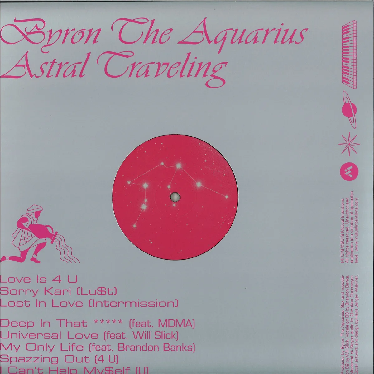 Обратная сторона обложки — Byron The Aquarius — Astral Travelin
