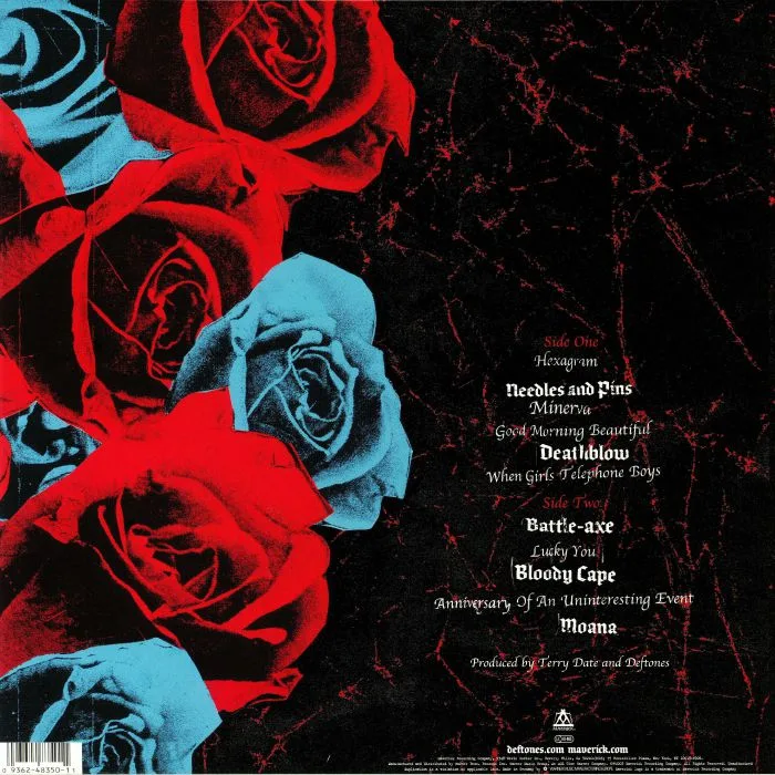 Обратная сторона обложки — DEFTONES — Deftones (reissue)