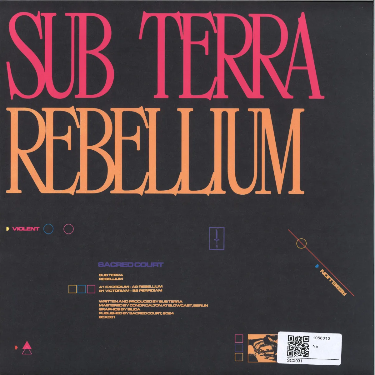 Back cover — Sub Terra — Rebellium EP