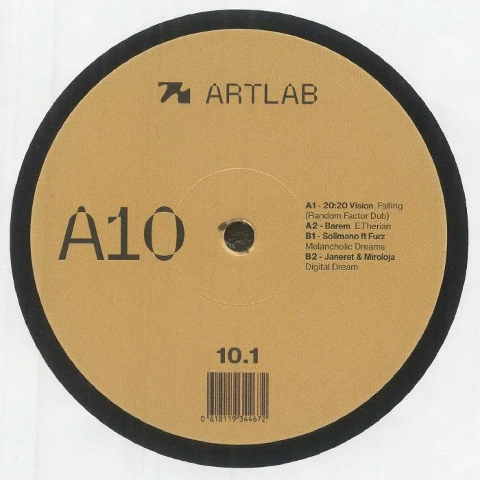 Back cover — 20 20 VISION / BAREM / SOLIMANO / FURZ / JANERET / MIROLOJA — Artlab 10 Anniversary Vol 1