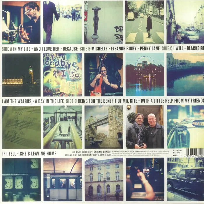 Back cover — Al DI MEOLA — All Your Life: A Tribute To The Beatles Recorded At Abbey Road Studios London