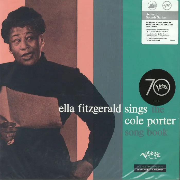 Front cover — Ella FITZGERALD — Ella Fitzgerald Sings The Cole Porter Song Book (Verve Acoustic Sounds Series)