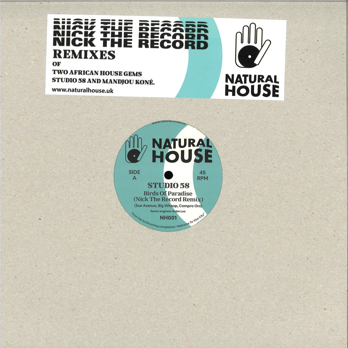 Studio58/Mandjou Kone — NICK THE RECORD REMIXES
