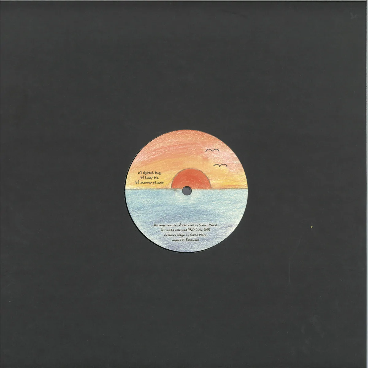 Back cover — Shawn Ward — Sunny Places EP