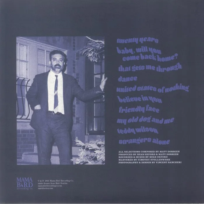 Back cover — Matt DORRIEN — Blue Pastoral