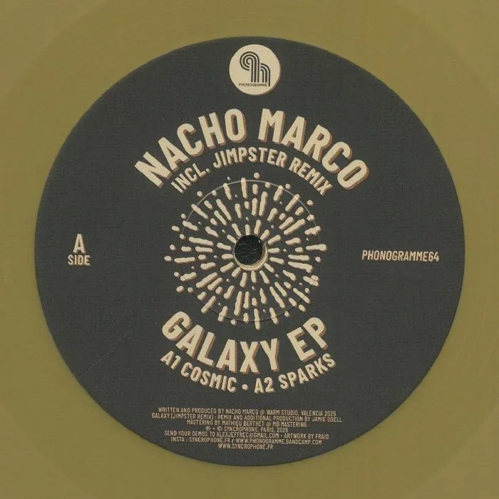 Лицевая сторона обложки — NACHO MARCO — Galaxy EP
