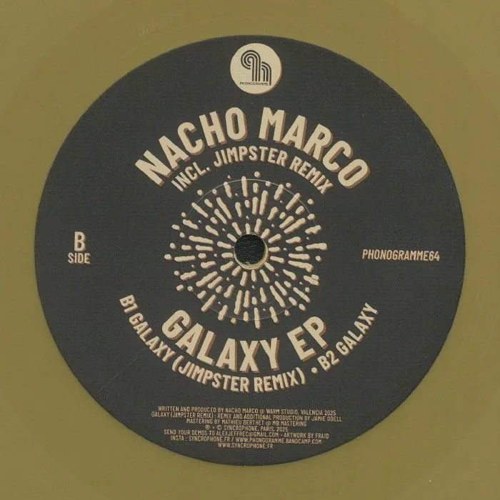 Обратная сторона обложки — NACHO MARCO — Galaxy EP