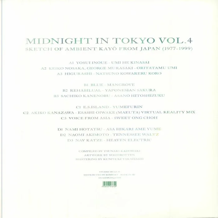 Обратная сторона обложки — VARIOUS — Midnight In Tokyo Vol 4