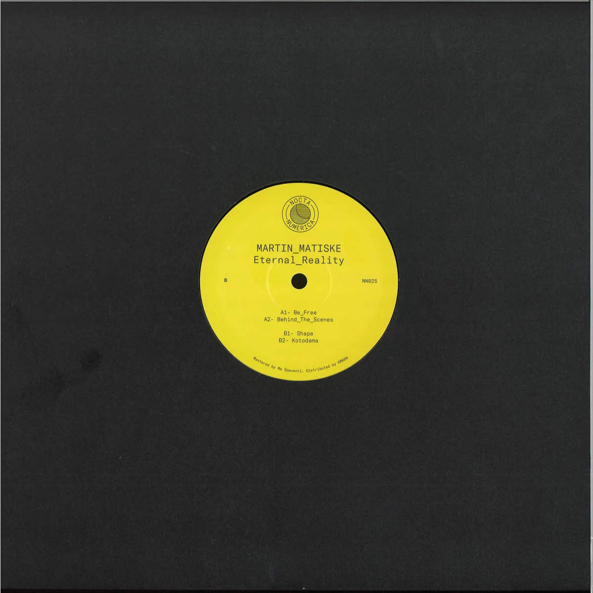 Back cover — Martin Matiske — Eternal Reality