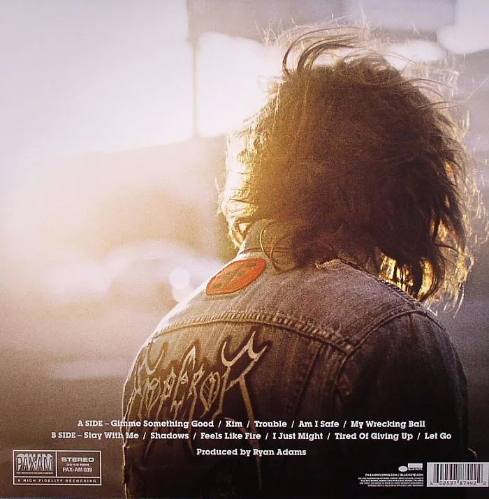 Обратная сторона обложки — Ryan ADAMS — Ryan Adams