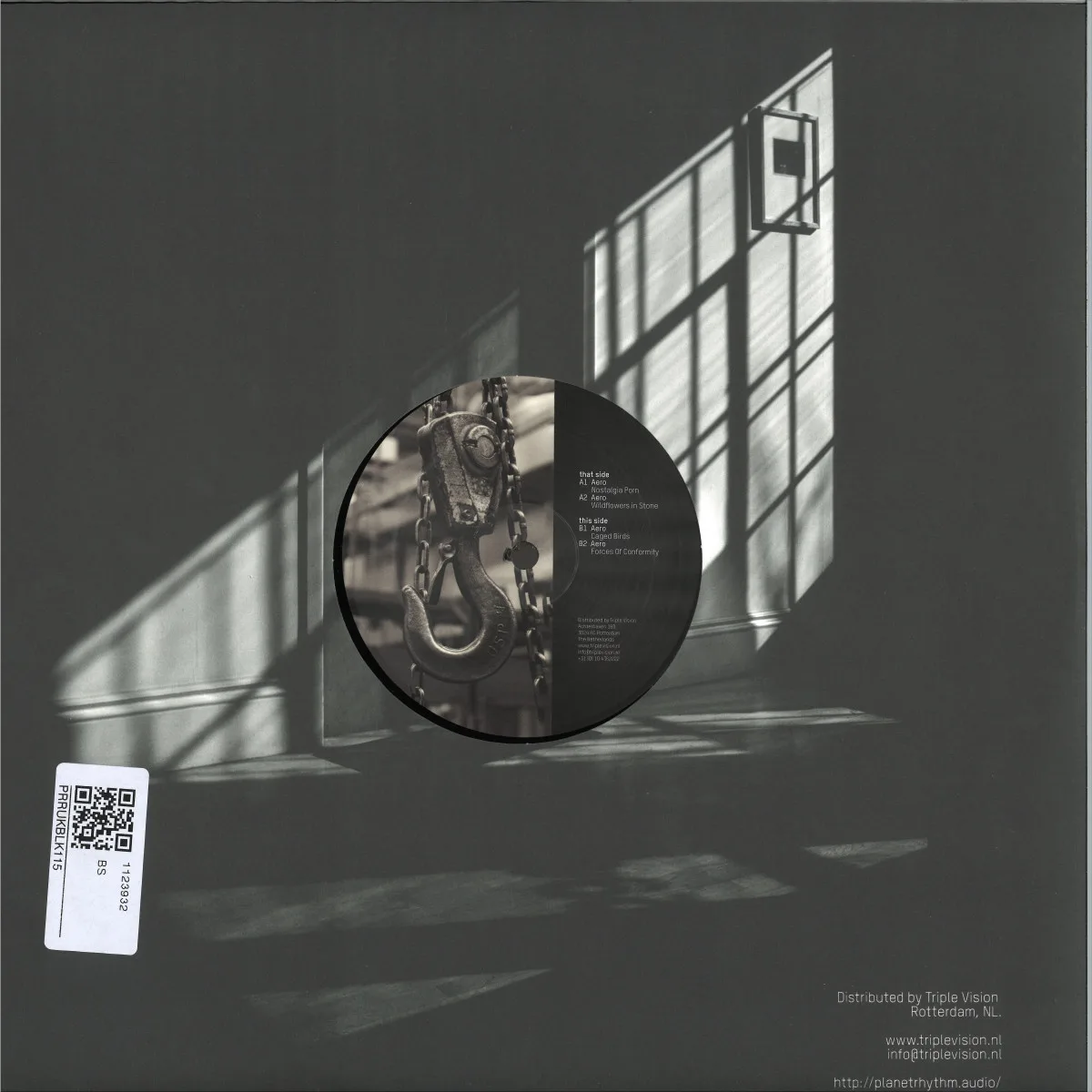 Back cover — Aero — Monoculture EP