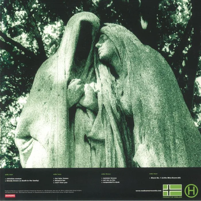 Back cover — TYPE O NEGATIVE — Bloody Kisses: Suspended In Dusk (30th Anniversary Version)