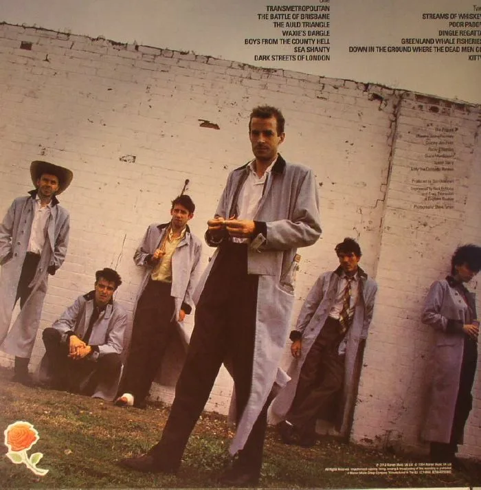 Back cover — The POGUES — Red Roses For Me