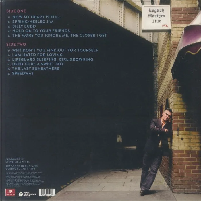 Back cover — MORRISSEY — Vauxhall & I