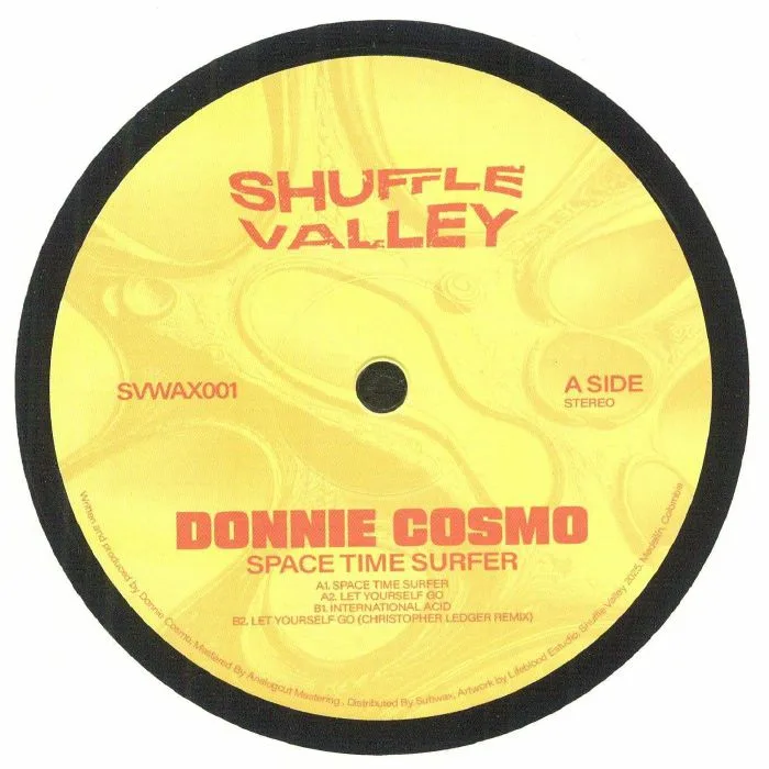 Лицевая сторона обложки — Donnie COSMO — Space Time Surfer