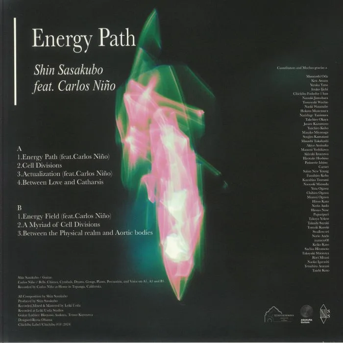 Обратная сторона обложки — Shin SASAKUBO / CARLOS NINO — Energy Path