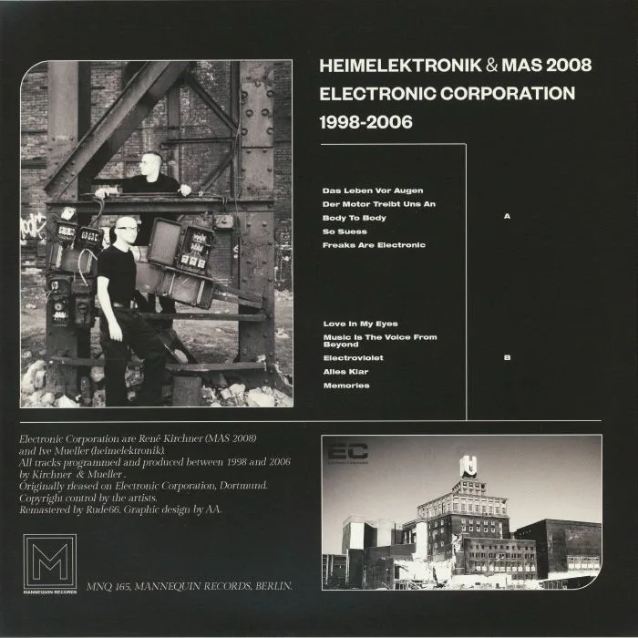 Back cover — HEIMELEKTRONIK / MAS 2008 — Electronic Corporation 1998-2006