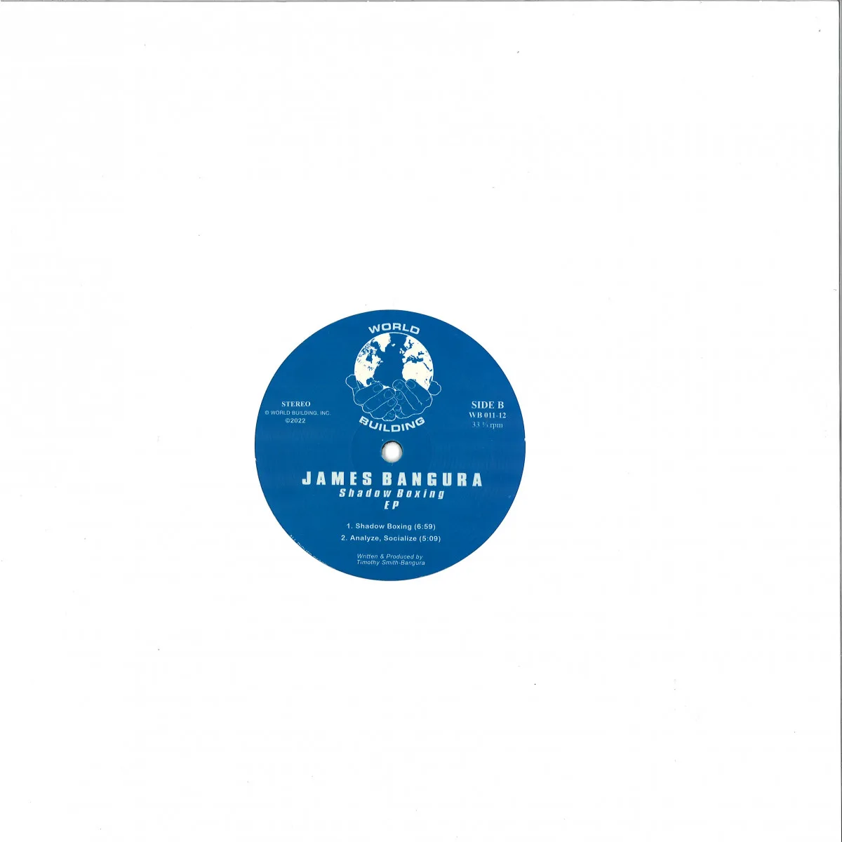 Обратная сторона обложки — James Bangura — Shadow Boxing EP
