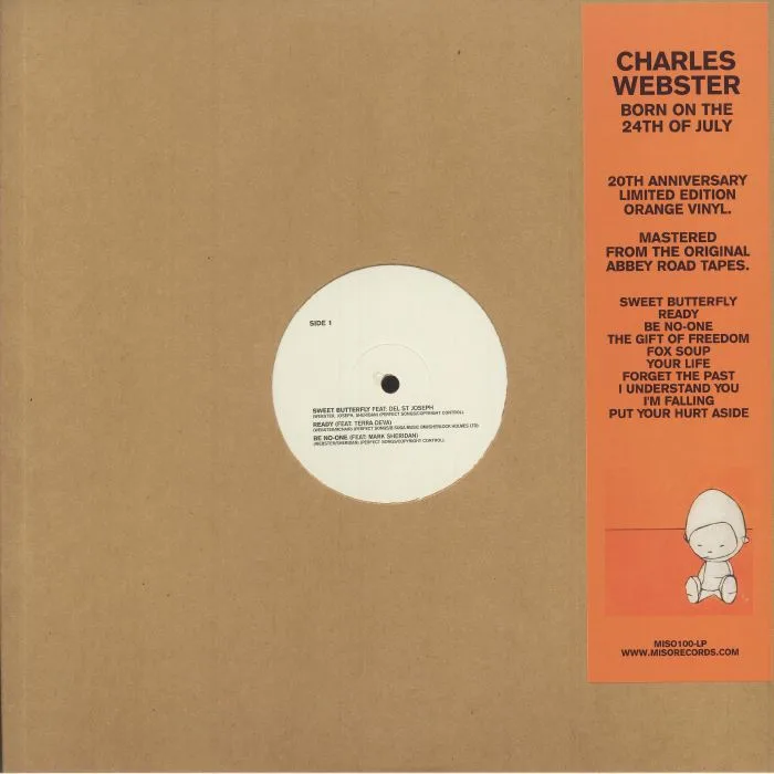 Лицевая сторона обложки — Charles Webster — Born On The 24th Of July 2x12"