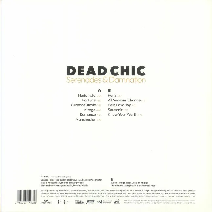 Back cover — DEAD CHIC — Serenades & Damnation