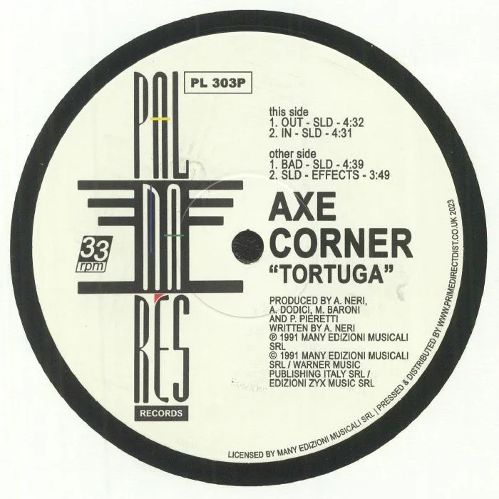 Лицевая сторона обложки — AXE CORNER — Tortuga