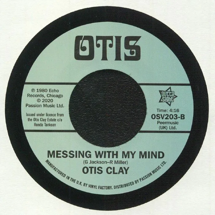 Back cover — Otis CLAY — The Only Way Is Up