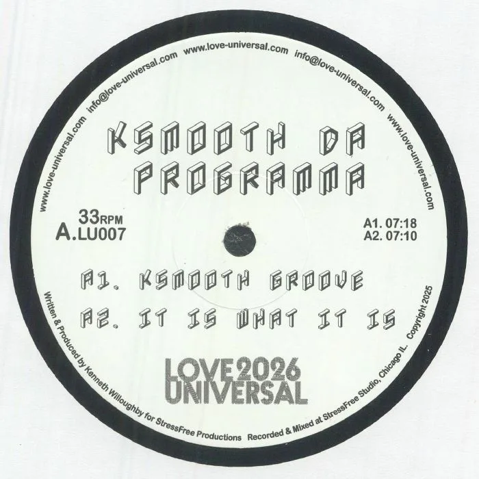 Front cover — KSMOOTH DA PROGRAMMA — KSmooth Groove