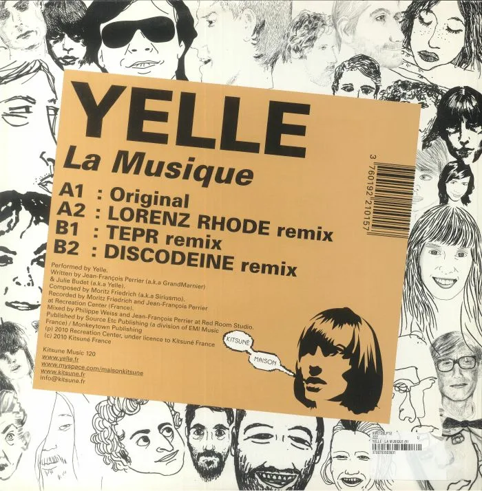 Лицевая сторона обложки — YELLE — La Musique