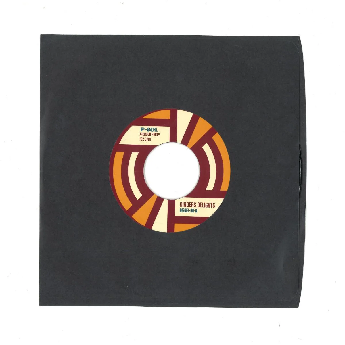 Back cover — The S-Man — This is your heavy night / P SOL - Jackson Party (7")