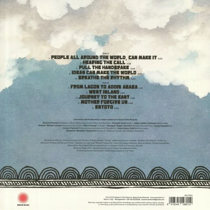 Back cover — The INVISIBLE SESSION — Echoes Of Africa