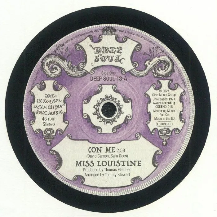 MISS LOUISTINE / SAM DEES — Con Me