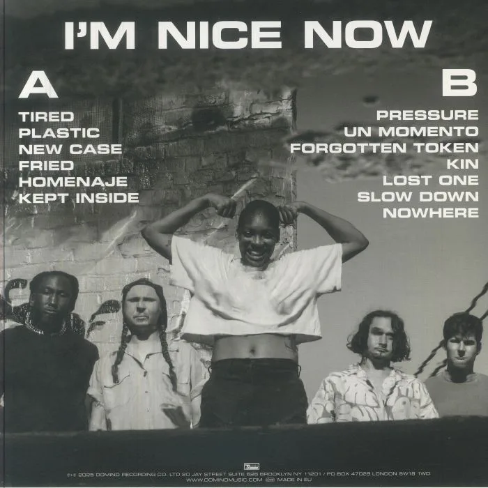 Back cover — UPCHUCK — I'm Nice Now