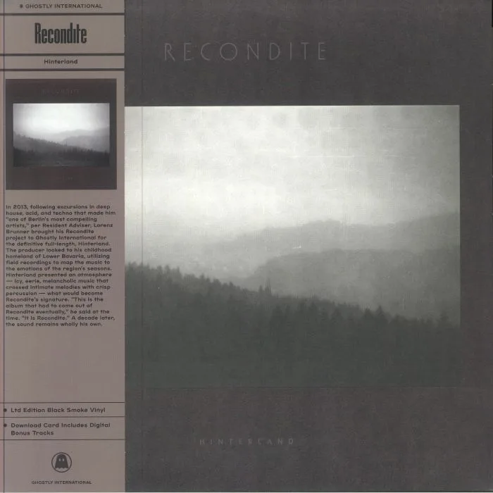 Front cover — RECONDITE — Hinterland (10th Anniversary Edition)